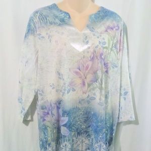 Endless Designs Floral Print Knit Top *